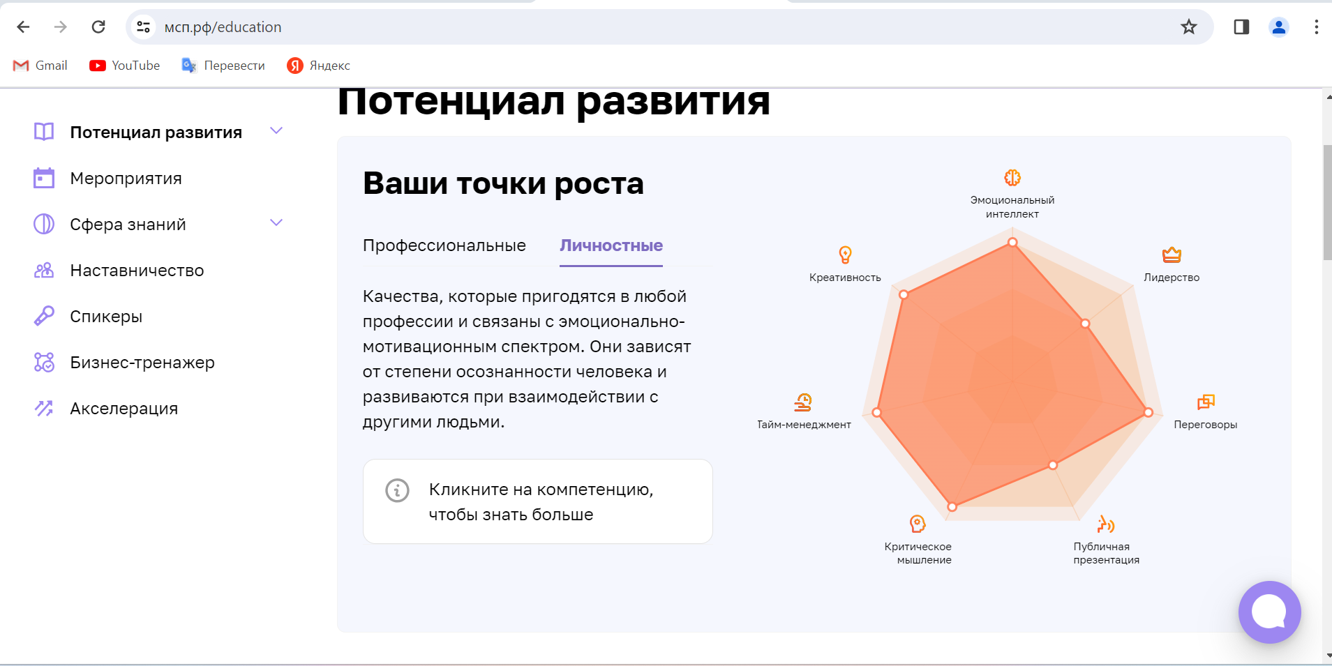 Результат теста на соцконтракт